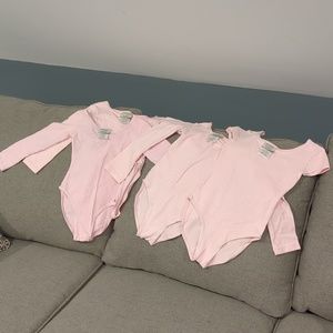 Set of 4 Danskin leotards. Light  Pink in good condition